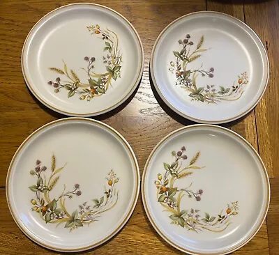 Buy 4x Vintage Marks And Spencer Harvest Small Side Plates 6.5 Inches Diameter  • 8£