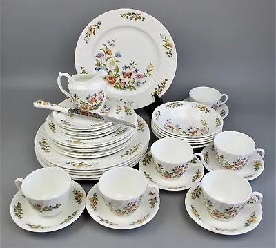 Buy Aynsley Dinner Set Service  Cottage Garden  For 6. Plates Bowls Cups. Bone China • 309.99£