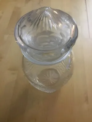 Buy Vintage Lead Crystal Glass Sweet Jar Storage  • 5£