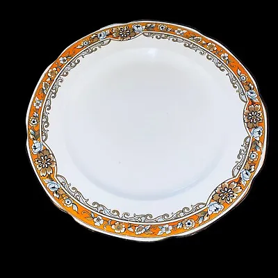 Buy Vintage Losol Ware Keeling & Co Burslem Orange Round Side Plate Porcelain 20cm • 10.90£