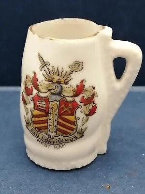 Buy W H Goss Crested China - Model Of Royal Sailsbury Jack From Original In Museum • 0.99£