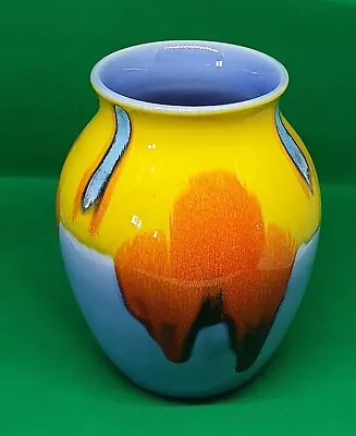 Buy Poole Pottery Volcano / Lava Vase - Signed BL • 22£