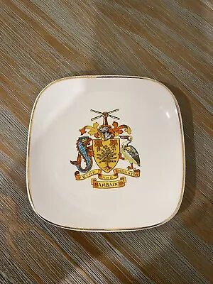 Buy VINTAGE 1965 Lord Nelson Pottery England Barbados Small Pottery Dish With Gold • 46.99£