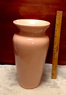 Buy Vintage USA Art Pottery No. 66 Large 10  Pink Glaze Vase • 25.99£