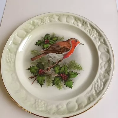 Buy Royal Worcester Palissy Christmas Robin Plate • 14.99£