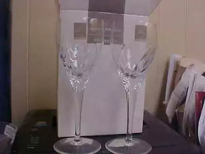 Buy Royal Doulton Crystal RIVERSIDE Water Goblets (2) Mint New • 48.10£