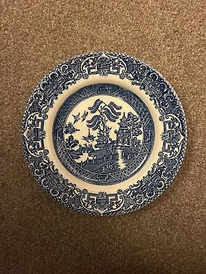 Buy English Ironstone Tableware Ltd Willow Pattern Side Plate 17cm Blue And White • 6£