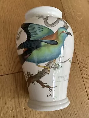 Buy Portmeirion Birds Of Britain Donovan 1978 Vase ROLLER Coracias Garrulus 17cm • 8£