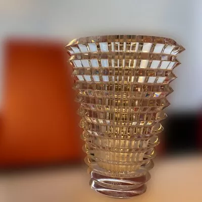 Buy Baccarat Vase Eye Flower S Crystal Oval H 5.9  W/Box Used From Japan • 178.40£