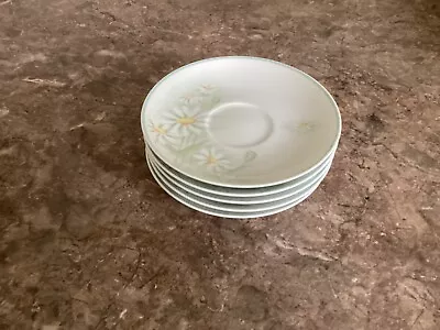 Buy Denby Pottery Five Saucers Pastel Collection Serenade • 4.99£