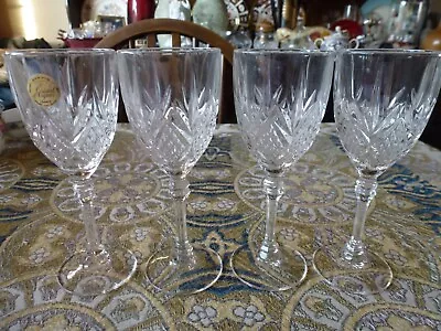 Buy Beautiful Set Of 4 Cristal D'Arques  Fontenay Cut,  Crystal Sherry Glasses • 14.99£