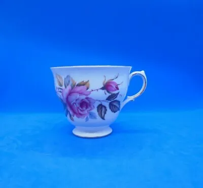 Buy Royal Vale Footed Teacup Pink Roses Bone China Made In England • 9.45£