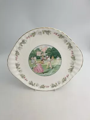 Buy Royal Doulton Minton Wimbledon Collection  On The Lawn  Handled Plate Dish 1988 • 38.99£