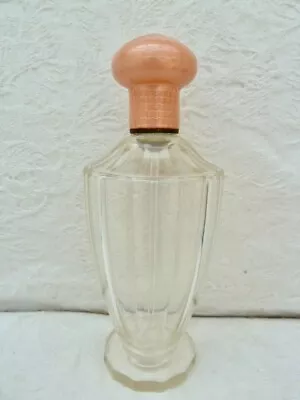 Buy 1930's Perfume Bottle Cut Glass With Guilloche Enamel Top & Glass Rod Applicator • 20£