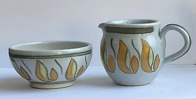 Buy Buchan Studio Pottery Rare Vintage Milk Jug And Sugar Bowl Portobello Scotland • 29.99£
