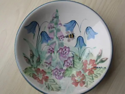 Buy The Tain Pottery Scotland Floral Design Pin Dish/ Bowl  - Rare • 24.95£