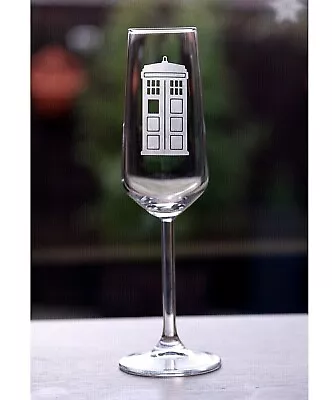 Buy Doctor Who Tardis Prosecco Glass Engraved Champagne Flute • 9.49£