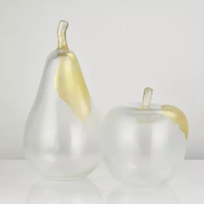 Buy Signed Livio Seguso Murano Pear & Apple Art Glass Objects Sculptures Mid Century • 387.06£