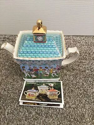 Buy Vintage Saddlers Teapot The Championship's Series, The Tennis Match • 10£