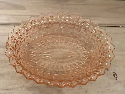 Buy Pink Depression Glass Bowl Glows (chipped) • 8£