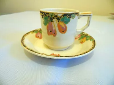 Buy Art Deco Coffee Can & Saucer Grindley  Delightful Cup & Saucer    26/1ZZ • 10.50£