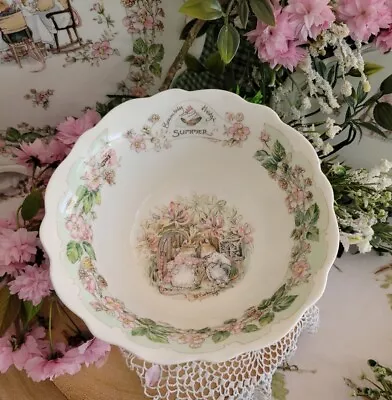 Buy Rare Royal Doulton Brambly Hedge Footed Bowl - Summer - Immaculate  • 55£
