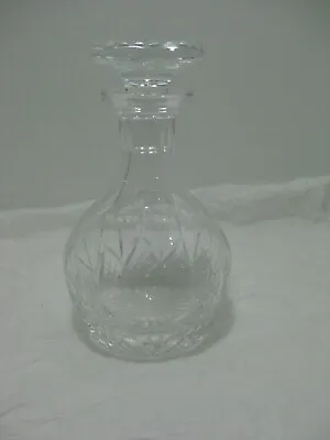 Buy Stuart Clear Cut Crystal Decanter With Stopper Decanter 20cm Tall 22cvm With Sto • 15£