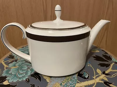 Buy Wedgwood X Vera Wang Sable Duchesse Teapot Bone China Made In England 4 Cup • 75£