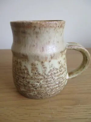 Buy Studio Pottery Mug Brown Rustic Handmade Marked A M Vintage • 6.99£
