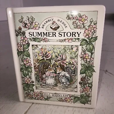 Buy Royal Doulton Brambly Hedge Triangular Money Box Summer Story Book • 12£