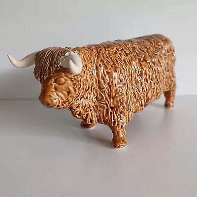 Buy Vintage Castlewynd CWS Studio Scottish Highland Bull Figurine • 22£
