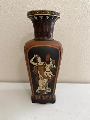Buy Antique German Villeroy & Boch Mettlach Pottery Four Seasons Vase • 552.29£