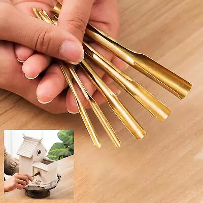 Buy 5Pcs Brass Clay Hole Cutter Punch Ceramic Pottery Sculpting For Beginners • 10.38£