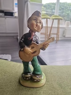 Buy Boy Playing Guitar Ornament. Quite Old Has Off A Great Aunt. Made In Italy 1950? • 6£