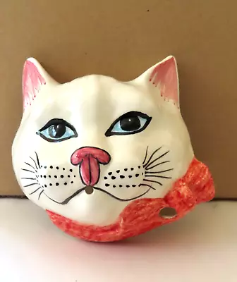 Buy Babbacombe Pottery.   String Dispenser  White Cat Red Bow • 29.50£