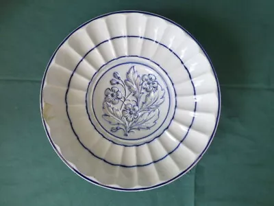 Buy Antique Blue And White Porcelain Germany Food Mold With Floral Design • 18.94£
