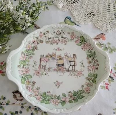 Buy 🌸 Royal Doulton Brambly Hedge  Bread & Butter  Cake Plate - IMMACULATE 🌸 RARE • 40£