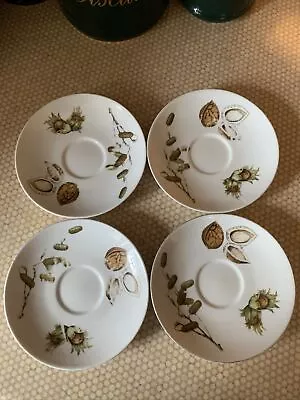 Buy Royal Worcester Wild Harvest - 4x Marked Small Saucers 15/4 • 12.50£