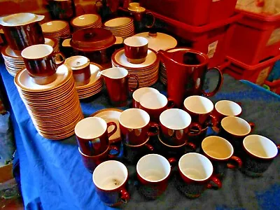 Buy Poole Compact Chestnut- 4 Lipped Cereal Bowls £18 Stew Pot £16 2 Egg Cups £8 Etc • 8£