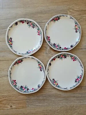 Buy 4 X Royal Doulton Autumn's Glory Small Bread Side Plate Dinnerware White Floral  • 18.14£