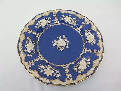Buy Spode Blue White Floral Plate 27cm Tableware Gold Pattern • 14.99£