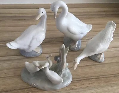 Buy Nao By Lladro 4 Various Duck Theme Figurines • 22£