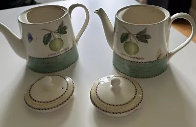 Buy Wedgewood Sarah’s Garden Queensware PAIR Of Small Teapots • 29.99£