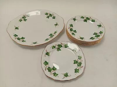 Buy Vintage Colclough Ivy Leaf Design Side Plates And Platter Good Condition For Age • 9.99£