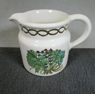 Buy Lovely Vintage Taunton Vale Pottery Milk / Cream Jug Herb Bouquet Design 500ml • 3.95£