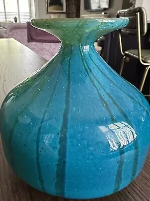Buy Vintage Mdina Glass Vase - Small - Swirl  • 40£