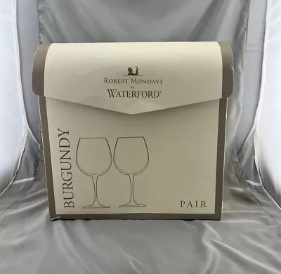 Buy Robert Mondavi By Waterford Pair Of Wine Glasses Burgundy Made In Austria • 144.76£