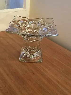 Buy Vintage Heavy Glass Vase  • 12£