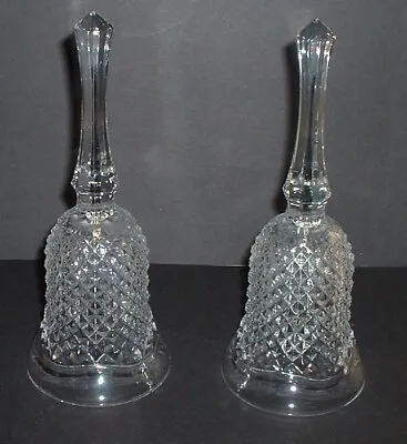 Buy Lot 1505 A Pair Of Large Sized Crystal Bells. • 4.50£