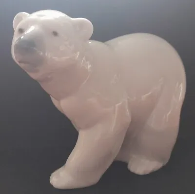 Buy Lladro Polar Bear Standing No. 38WJ2 10 Cm Tall Handmade In Spain • 22£